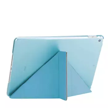 Microsonic Apple iPad Air (A1474-A1475-A1476) Folding Origami Design Kılıf Turkuaz