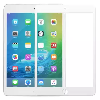 Microsonic Apple iPad Mini 1 / 2 / 3 Tam Kaplayan Temperli Cam Ekran Koruyucu Beyaz