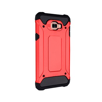 Caseup Samsung Galaxy C7 Kılıf Tank Kırmızı