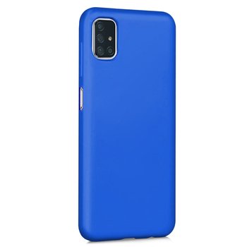 Microsonic Samsung Galaxy M51 Kılıf Matte Silicone Mavi