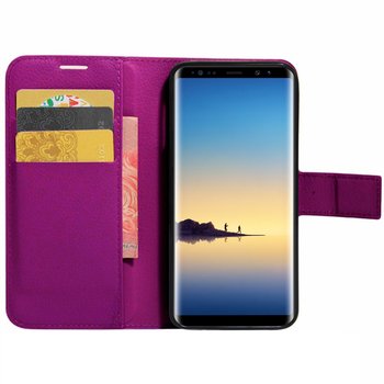 Microsonic Samsung Galaxy Note 8 Cüzdanlı Deri Kılıf Mor