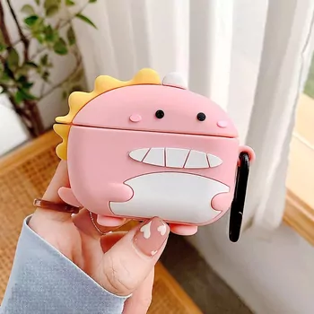 Microsonic Samsung Galaxy Buds 3 FE Kılıf Cartoon Figürlü Silikon Crtn-Fgr-Ct-Dnzr-Pmb