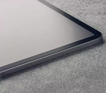 Microsonic Apple iPad Air 2 (A1566-A1567) Tam Kaplayan Temperli Cam Ekran Koruyucu Siyah