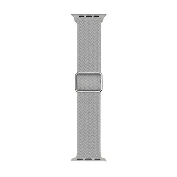 Microsonic Apple Watch Series 9 45mm Kordon Knitted Fabric Loop Gri