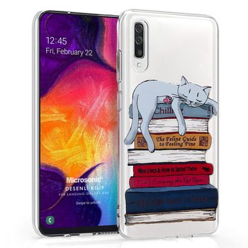 Microsonic Samsung Galaxy A50 Desenli Kılıf Kedi