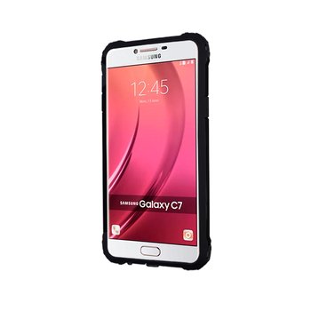 Caseup Samsung Galaxy C7 Kılıf Tank Siyah