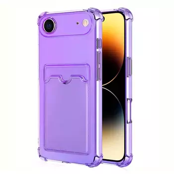 Microsonic Apple iPhone 17 Air Card Slot Shock Kılıf Lila