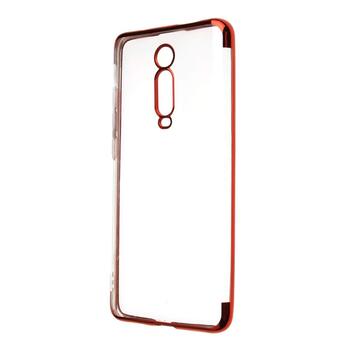 Microsonic Xiaomi Mi 9T Kılıf Skyfall Transparent Clear Kırmızı