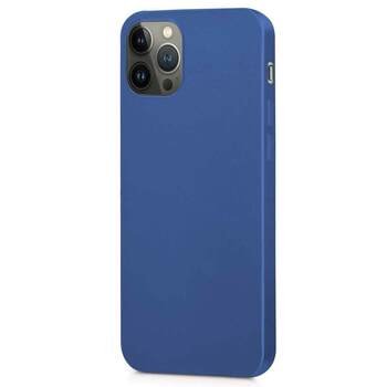 Microsonic Apple iPhone 13 Pro Kılıf Matte Silicone Lacivert