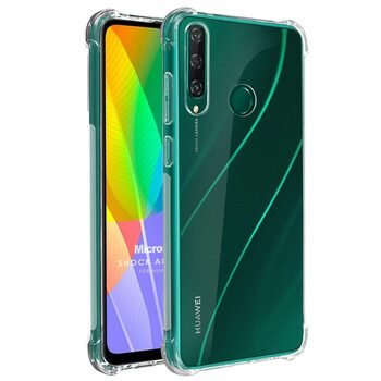 Microsonic Huawei Y6P Kılıf Anti Shock Silikon Şeffaf