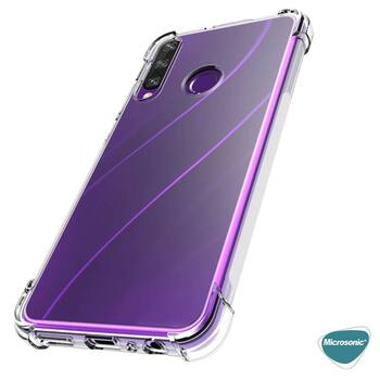 Microsonic Huawei Y6P Kılıf Anti Shock Silikon Şeffaf