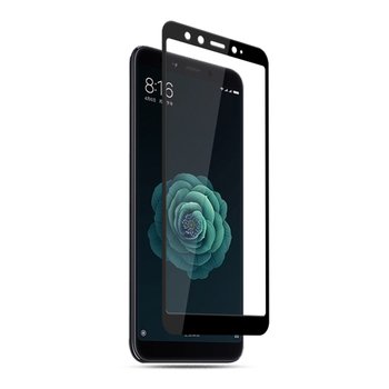 Microsonic Xiaomi Mi A2 Kavisli Temperli Cam Ekran Koruyucu Film Beyaz