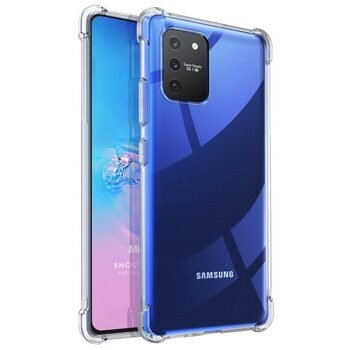 Microsonic Samsung Galaxy A91 Kılıf Anti Shock Silikon Şeffaf