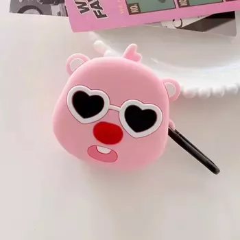 Microsonic Samsung Galaxy Buds FE Kılıf Cartoon Figürlü Silikon Crtn-Fgr-Gzlk-Pnd-Pmb