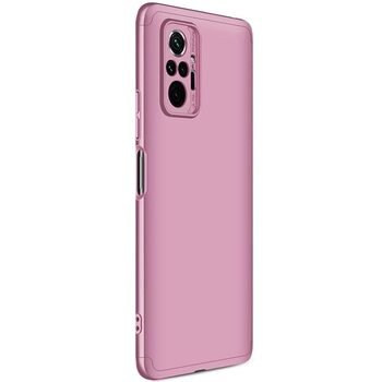 Microsonic Xiaomi Redmi Note 10 Pro Max Kılıf Double Dip 360 Protective AYS Rose Gold