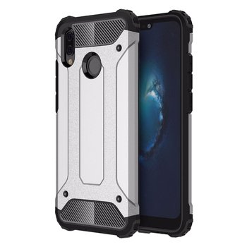 CaseUp Huawei P Smart 2019 Kılıf Tank Gümüş