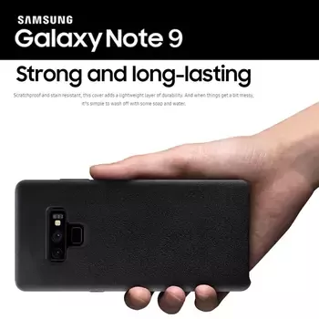 Microsonic Samsung Galaxy Note 9 Kılıf Alcantara Süet Lacivert