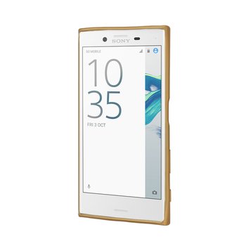 Microsonic Sony Xperia X Compact Kılıf Skyfall Transparent Clear Gold