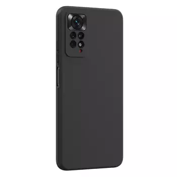 Microsonic Matte Silicone Xiaomi Redmi Note 12 Pro 4G Kılıf Siyah