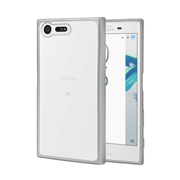 Microsonic Sony Xperia X Compact Kılıf Skyfall Transparent Clear Gümüş