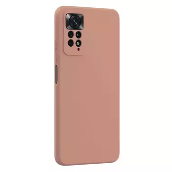 Microsonic Matte Silicone Xiaomi Redmi Note 12 Pro 4G Kılıf Rose Gold