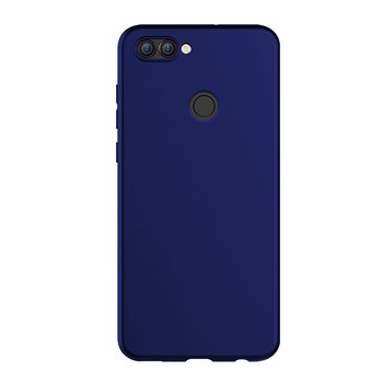 Microsonic Huawei P Smart Kılıf Matte Silicone Lacivert