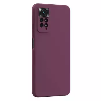 Microsonic Matte Silicone Xiaomi Redmi Note 12 Pro 4G Kılıf Mor