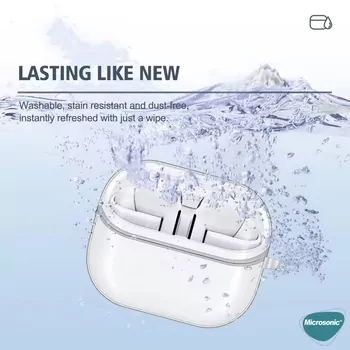 Microsonic Samsung Galaxy Buds 3 FE Kılıf Transparent Clear Soft Şeffaf