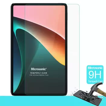 Microsonic Xiaomi Redmi Pad Tempered Glass Cam Ekran Koruyucu