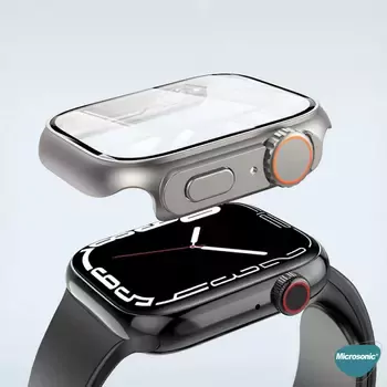 Microsonic Apple Watch Series 2 42mm Kılıf Apple Watch Ultra Dönüştürücü Ekran Koruyucu Kasa Yıldız Işığı