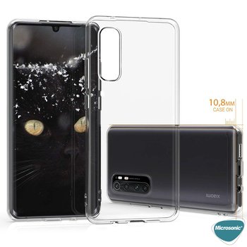 Microsonic Xiaomi Mi Note 10 Lite Kılıf Transparent Soft Beyaz