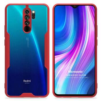 Microsonic Xiaomi Redmi Note 8 Pro Kılıf Paradise Glow Kırmızı