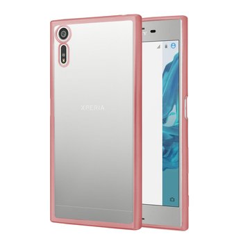 Microsonic Sony Xperia XZ Kılıf Skyfall Transparent Clear Rose Gold