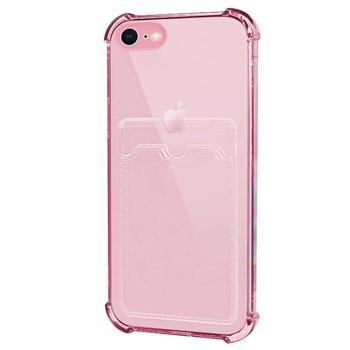 Microsonic Apple iPhone 7 Card Slot Shock Kılıf Pembe