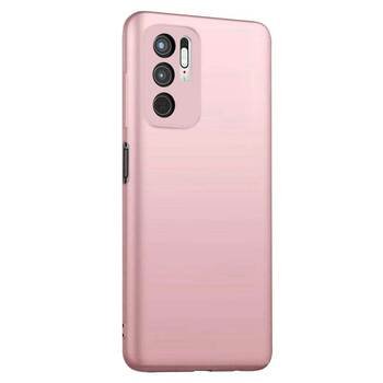 Microsonic Xiaomi Redmi Note 10 5G Kılıf Matte Silicone Rose Gold