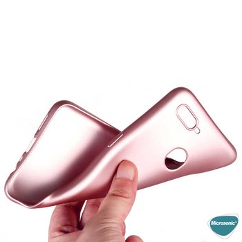 Microsonic Oppo A5S Kılıf Matte Silicone Lacivert