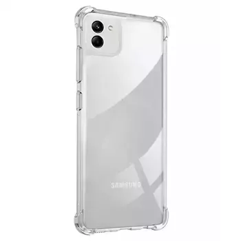 Microsonic Samsung Galaxy A03 Kılıf Anti Shock Silikon Şeffaf