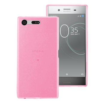 Microsonic Sony Xperia XZ Premium Kılıf Transparent Soft Pembe