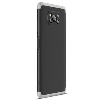 Microsonic Xiaomi Poco X3 Pro Kılıf Double Dip 360 Protective AYS Siyah Gri