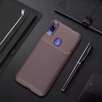 Microsonic Xiaomi Redmi Note 7 Kılıf Legion Series Kahverengi