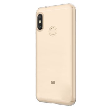 Microsonic Xiaomi Mi A2 Lite Kılıf Transparent Soft Beyaz