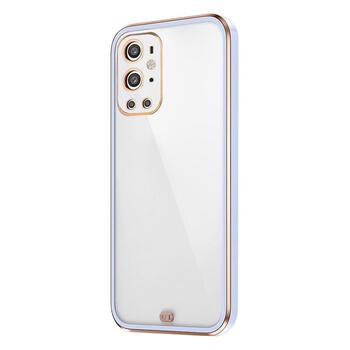 Microsonic OnePlus 9 Pro Kılıf Laser Plated Soft Lila