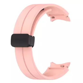 Microsonic Samsung Galaxy Watch 6 Classic 47mm Kordon Ribbon Line Pembe