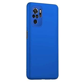 Microsonic Xiaomi Redmi Note 10 Kılıf Matte Silicone Mavi