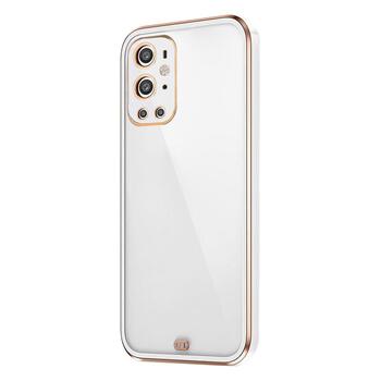 Microsonic OnePlus 9 Pro Kılıf Laser Plated Soft Beyaz