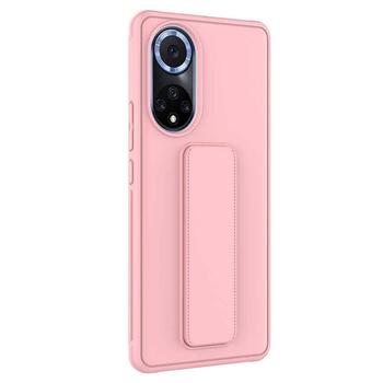 Microsonic Huawei Nova 9 Kılıf Hand Strap Pembe