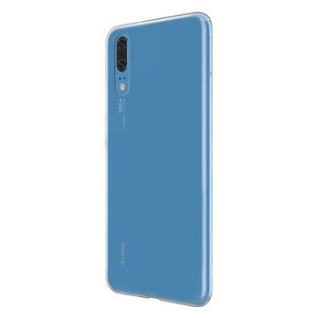 Microsonic Huawei P20 Kılıf Transparent Soft Beyaz