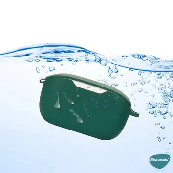 Microsonic JBL Wave Buds 2 Kılıf Askılı Mat Silikon Siyah