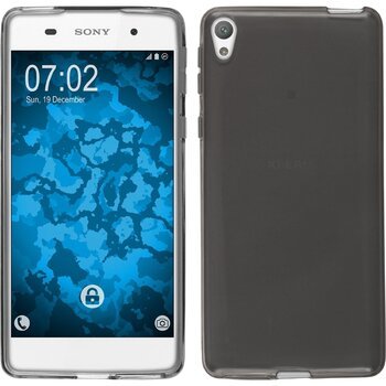 Microsonic Sony Xperia E5 Kılıf Transparent Soft Siyah