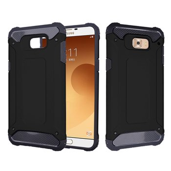 Caseup Samsung Galaxy C9 Pro Kılıf Tank Siyah